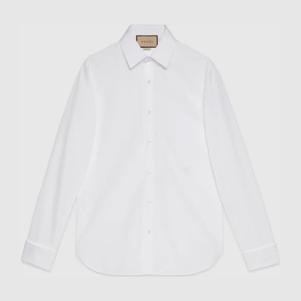 구찌 더블 G 코튼 포플린 셔츠 ‎699553 - 허시백